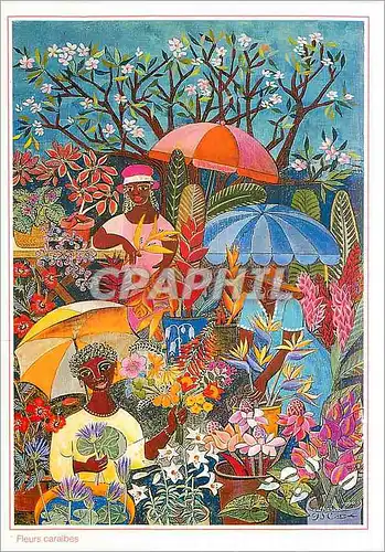 Cartes postales moderne Images des Antilles Fleurs caraibes