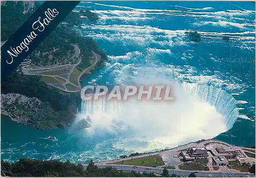 Moderne Karte Niagara Falls a view of the Canadian Horseshoe Falls