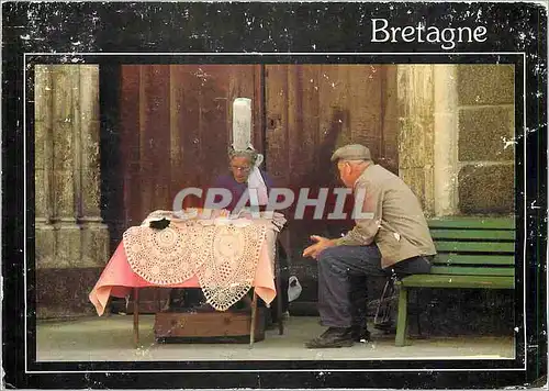 Cartes postales moderne Reflets de Bretagne Dialogue Bigouden