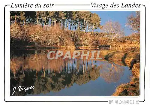 Moderne Karte Lumiere du soir Visage des Landes