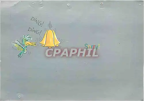 Cartes postales moderne Ding ding sorry