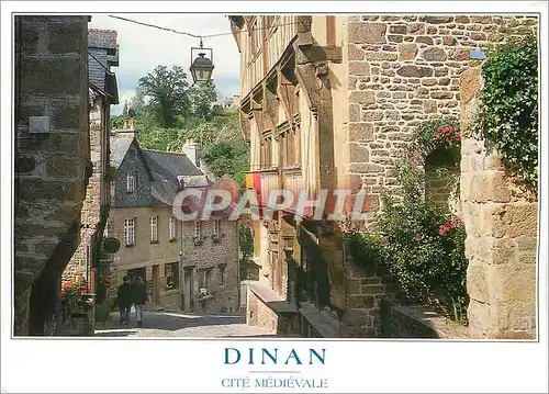 Cartes postales moderne Dinan Cote d'Armour Les vieilles maisons a pignons de la re du Jerzual