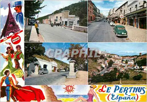 Cartes postales moderne Le Perthus Frontera Franco Espanola