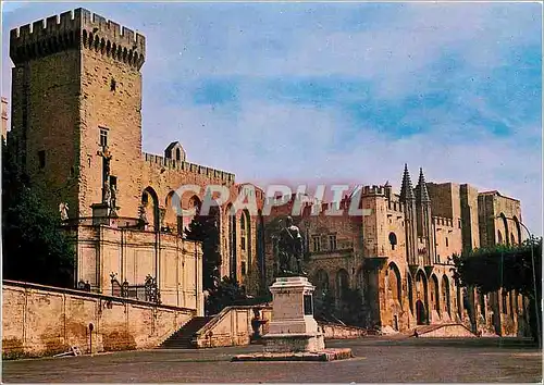 Moderne Karte Avignon Vaucluse Palais des Papes