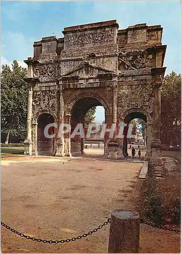 Moderne Karte Orange Vaucluse L'Arc de Triomphe eleve apres la Victoire de Cesar