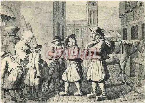 Moderne Karte Autrefois en Bretgane Les voyageurs