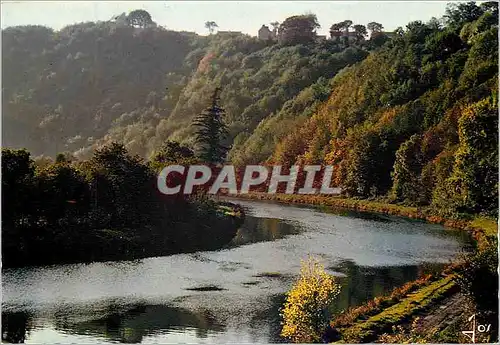 Cartes postales moderne La Bretagne en Couleurs L'Aulne et ses rives boisees