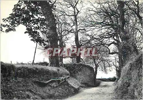 Moderne Karte Bretagne Pittoresque Le charme en peu mysterieux des chemins creux