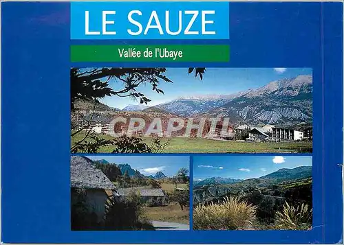 Cartes postales moderne Le Sauze Alpes de Haute Provence Station ete hiver de la vallee de l'Ubaye