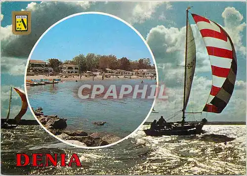 Cartes postales moderne Denia Alicante Plage de Denia