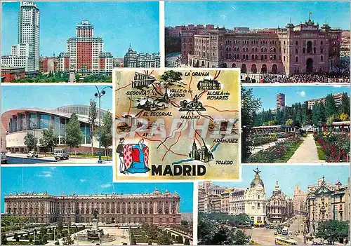 Cartes postales moderne Madrid