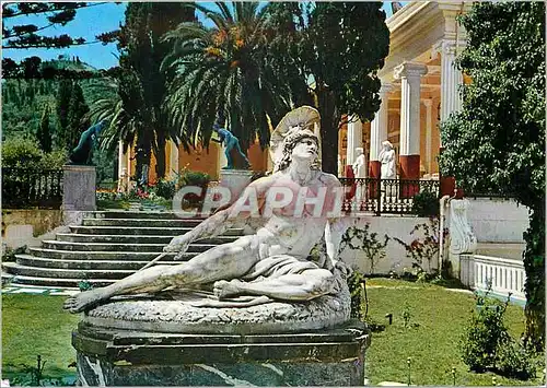 Cartes postales moderne Corfu Achilleon The dying Achilles