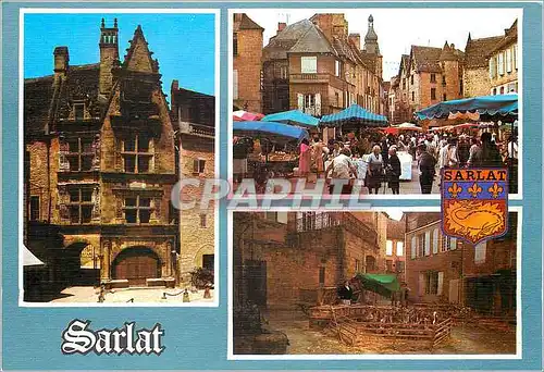 Cartes postales moderne Sarlat Dordogne Place de la Liberte