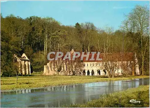 Moderne Karte Radepont Eure L'Abbaye de Fontaine Guerard et la Chapelle St Michel