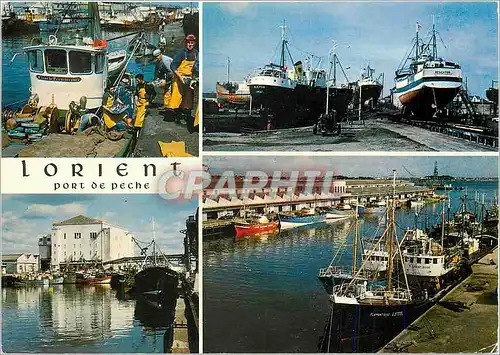 Moderne Karte En Bretagne Lorient grand port de peche