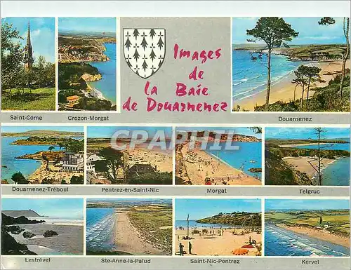 Cartes postales moderne Images de la Baie de Douarnenez Saint Come Crozont Morgat Douarnenez Pentrez en Saint Nic Morgat