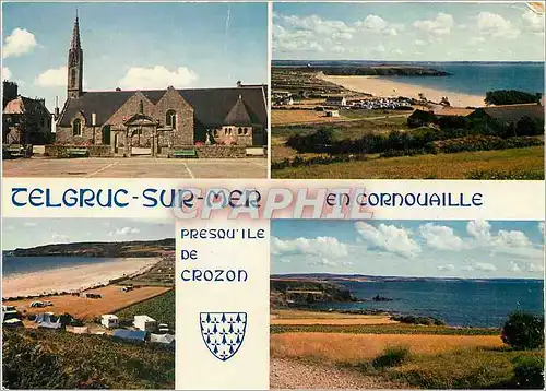 Cartes postales moderne Telgruc s mer Cette petite station balneaire comporte plusiers plages et des falaises