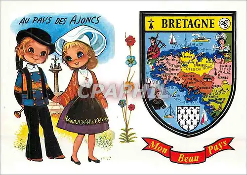 Cartes postales moderne Nos belles Provinces Chez nous en Bretagne