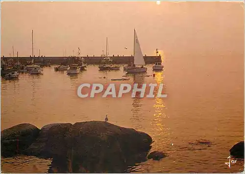 Cartes postales moderne Tregunc Finistere Coucher de soleil sur la pointe de Trevignon