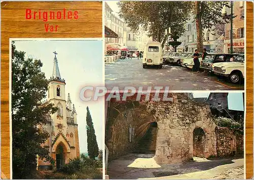 Cartes postales moderne Brignoles Var Notre Dame de l'Esperance Place Carami Escaliers Blancs