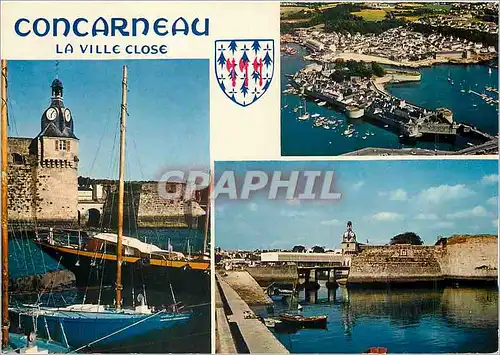 Cartes postales moderne Concarneau La ville close Les remparts qui ceinturent la ville close datent