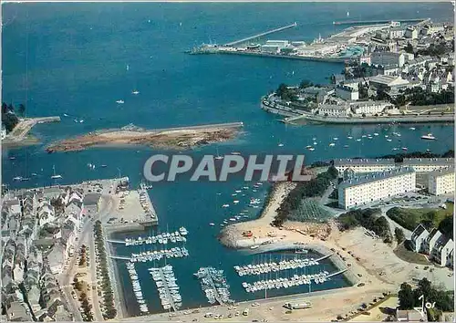 Cartes postales moderne Douarnenez Treboul Les ports de Treboul et de Douarnenez