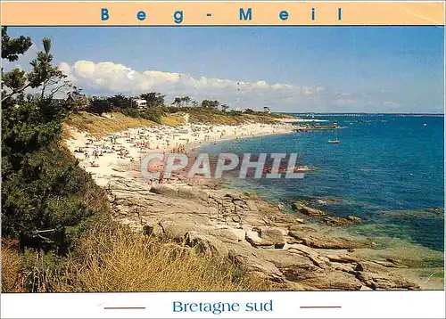 Cartes postales moderne Le Pays de Fouesnant Beg Meil La Plage des Dunes