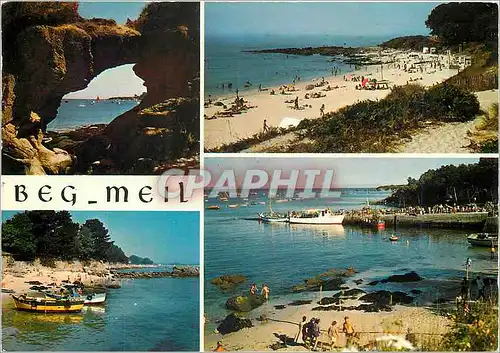 Cartes postales moderne La Bretagne Pittoresque De la Mer et des Bois Beg Meil