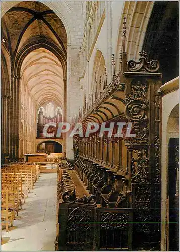 Cartes postales moderne Saint Pol de Leon Finistere Stalles Sculptees du choeur de l'ancienne cathedrale