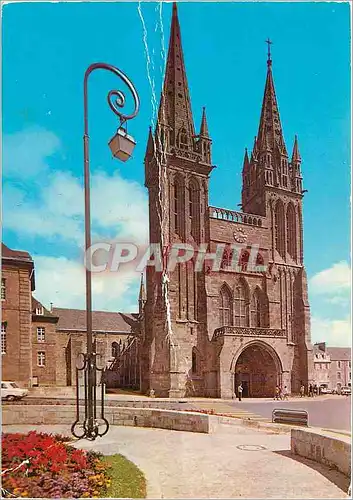 Cartes postales moderne Saint Pol de Leon Nord Finistere La Cathedrale Grand et bel edifice dont l'essentiel