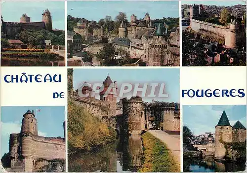 Cartes postales moderne Chateau de Fougeres L'un des plus beaux exemples d'architecture militaire du Moyen Age