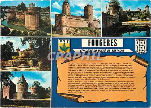 Cartes postales moderne Fougeres I et V