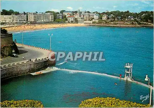 Cartes postales moderne Dinard Perle de la Cote d'Emeraude La Plage du Casino et la Piscine