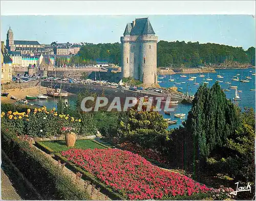 Cartes postales moderne La Cote d'Emeraude Saint Malo Cite Corsaire La Tour solidor a Saint Servan