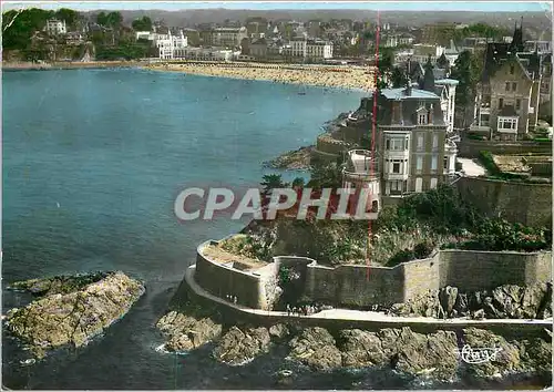 Cartes postales moderne Dinard L et V La Pointe de la Malouine et la Plage