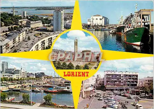 Cartes postales moderne Lorient Ses sites