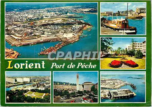 Moderne Karte Lorient Port de Peche