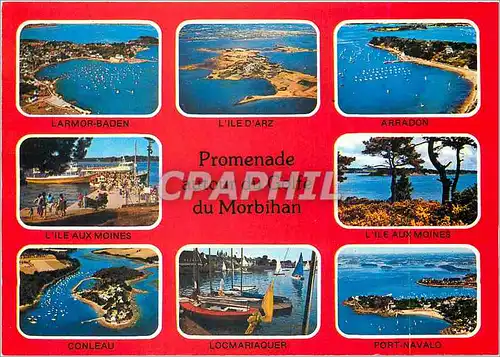 Cartes postales moderne Promenade autour du Golfe du Morbihan