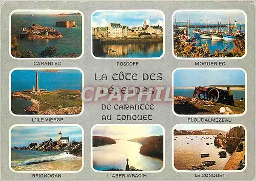 Cartes postales moderne La Cote des Legendes de Carantec au Conquet