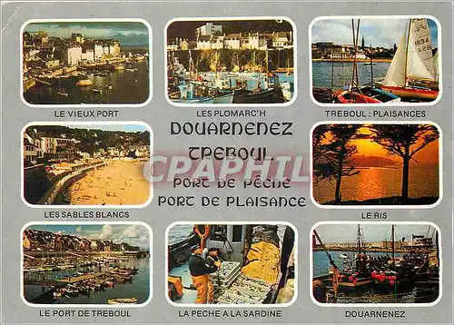 Cartes postales moderne Douarnenez Treboul Le port de Douarnenez