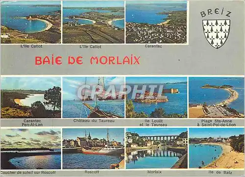 Moderne Karte Baie de Morlaix