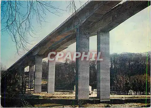 Cartes postales moderne Morlaix Le Nouveau pont routier sur la riviere