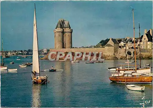 Cartes postales moderne Saint Servan LV Le Port et la Tour Solidor