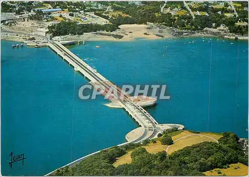 Moderne Karte La Bretagne Le Barrage de l'Usine Maremotrice