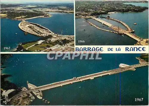 Moderne Karte Barrage de la Rance