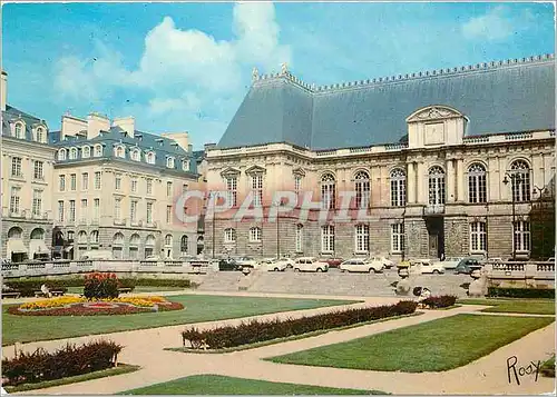 Cartes postales moderne Rennes Jardin du Palais de Justice