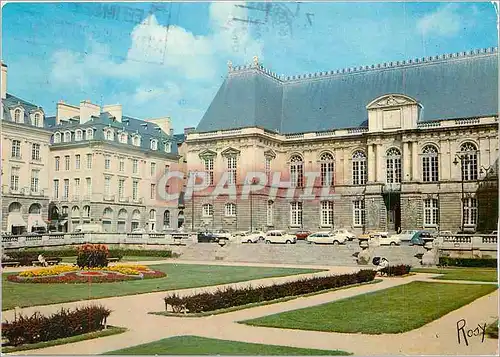 Cartes postales moderne Rennes Jardin du Palais de Justice