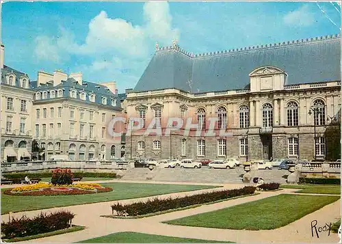 Cartes postales moderne Rennes Jardin du Palais de Justice