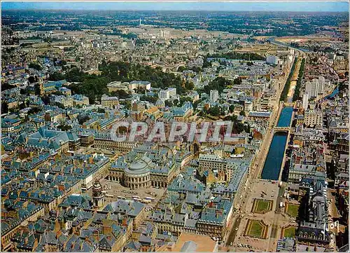 Moderne Karte La Bretagne Rennes Ille et Vilaine Vue generale