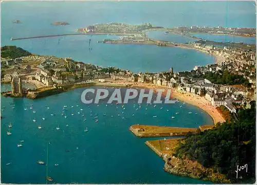 Cartes postales moderne La Bretagne Saint Servan Ille et Vilaine Vue aerienne vers Saint Malo